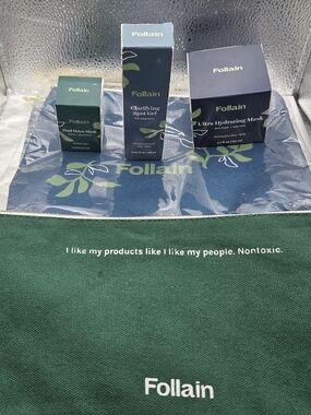 Follain Mask Set: Ultra Hydrating Mask + Dual Detox Mask + Clarifying Spot Gel